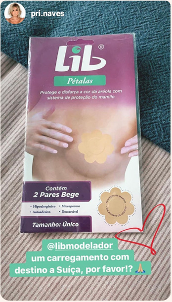 Lib pétalas. Um carregamento com destino a Suiça, por favor!?